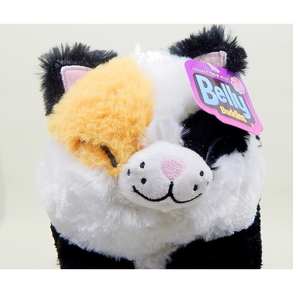 Nanco Belly Buddies Buddy Cat Plush Stuffed Animal Calico Kitty 7" - Picture 10 of 10